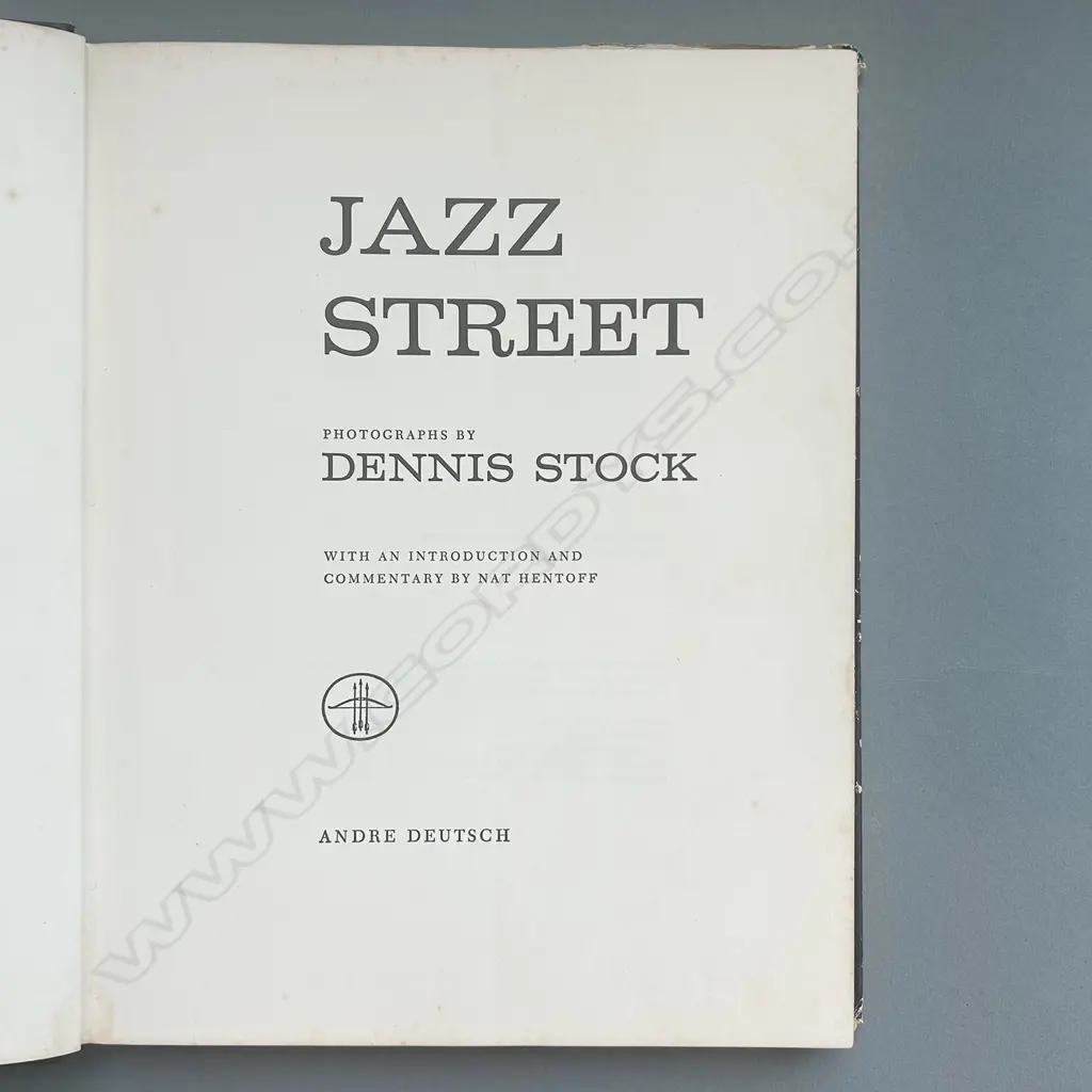 DENNIS STOCK: JAZZ STREET Image 1++